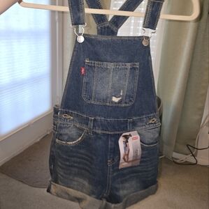 Levi's Denim Blue Shortalls